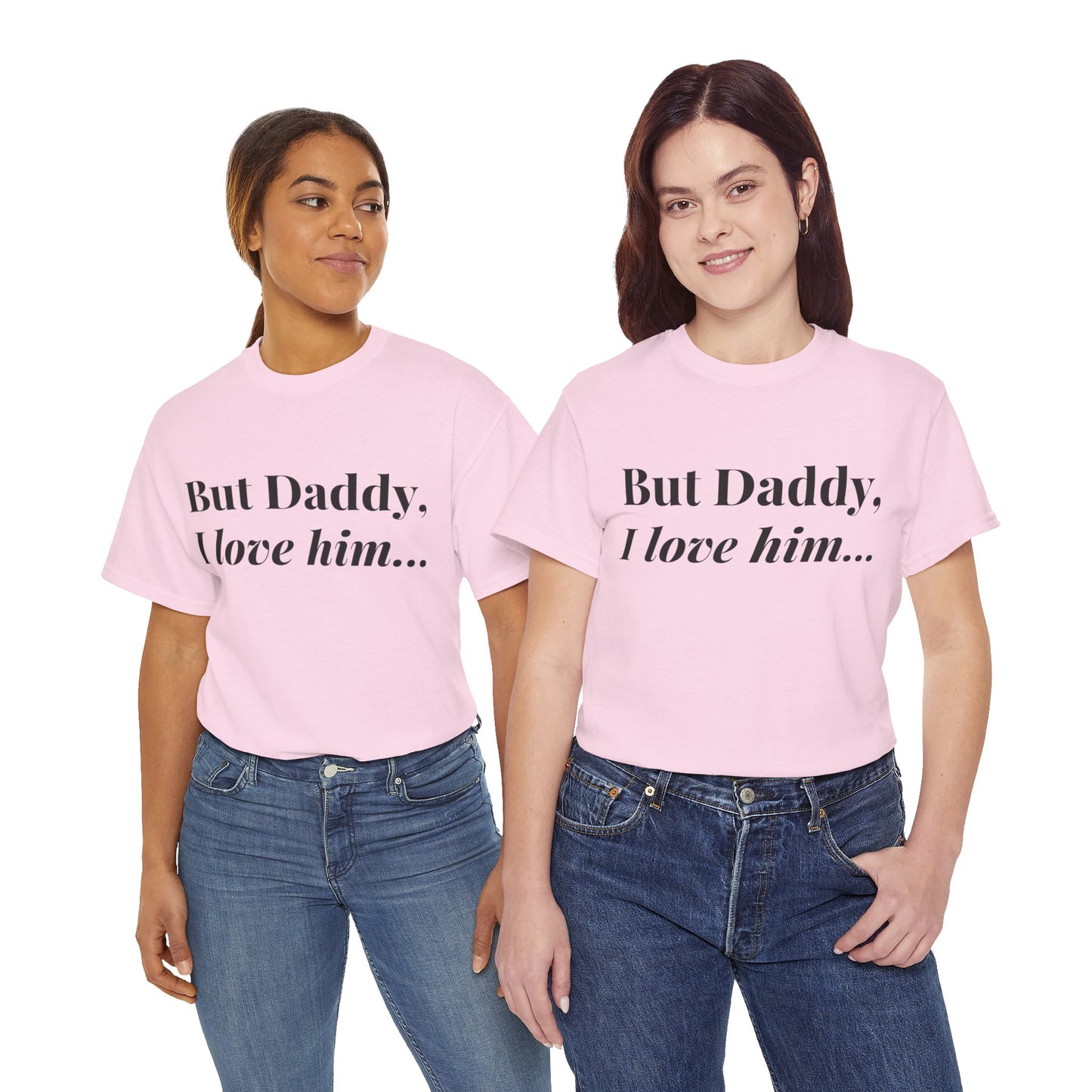 Daddy, I "heart" Him - Unisex Heavy Cotton Tee