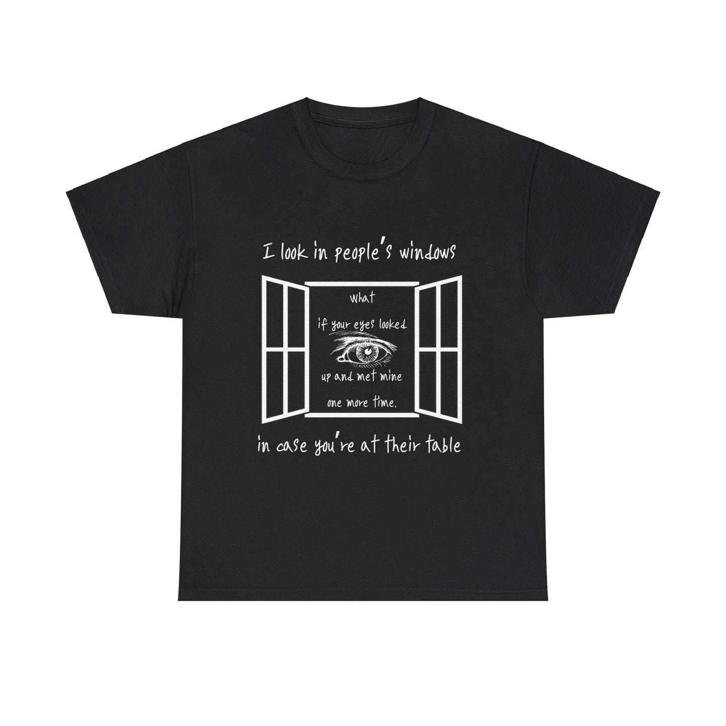 Look In Windows - Unisex Heavy Cotton Tee