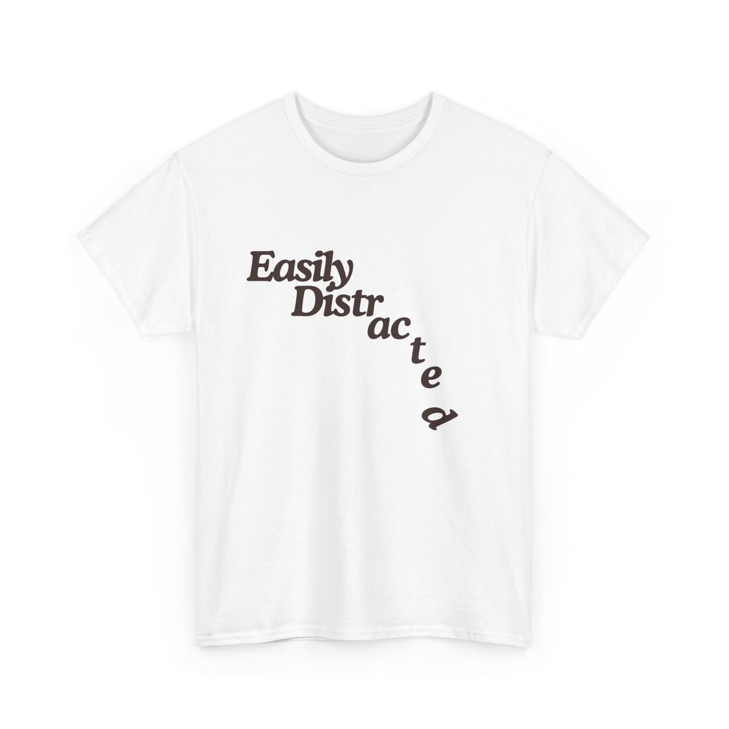 Easily Distracted Unisex Heavy Cotton Tee – The Ultimate Wardrobe Essential