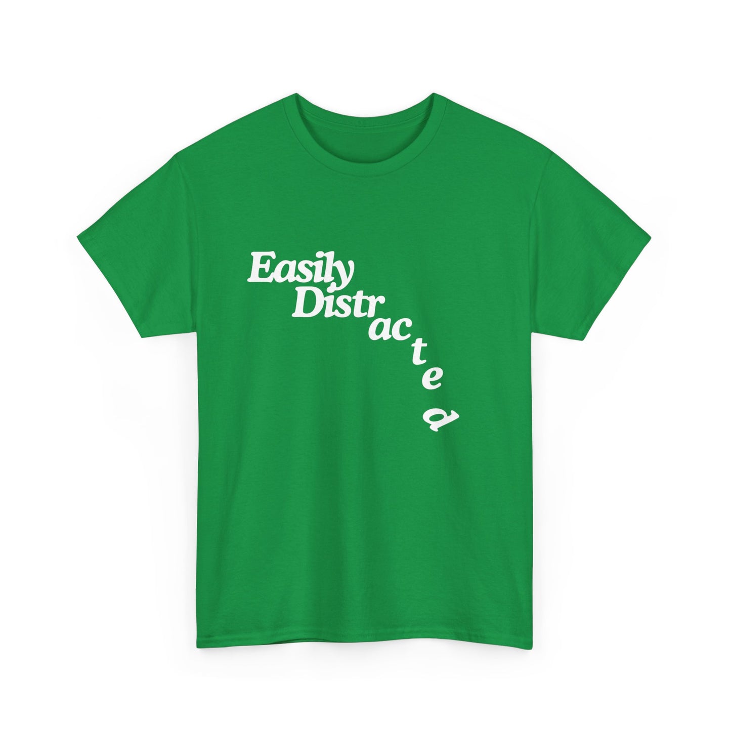 Easily Distracted Unisex Heavy Cotton Tee – The Ultimate Wardrobe Essential