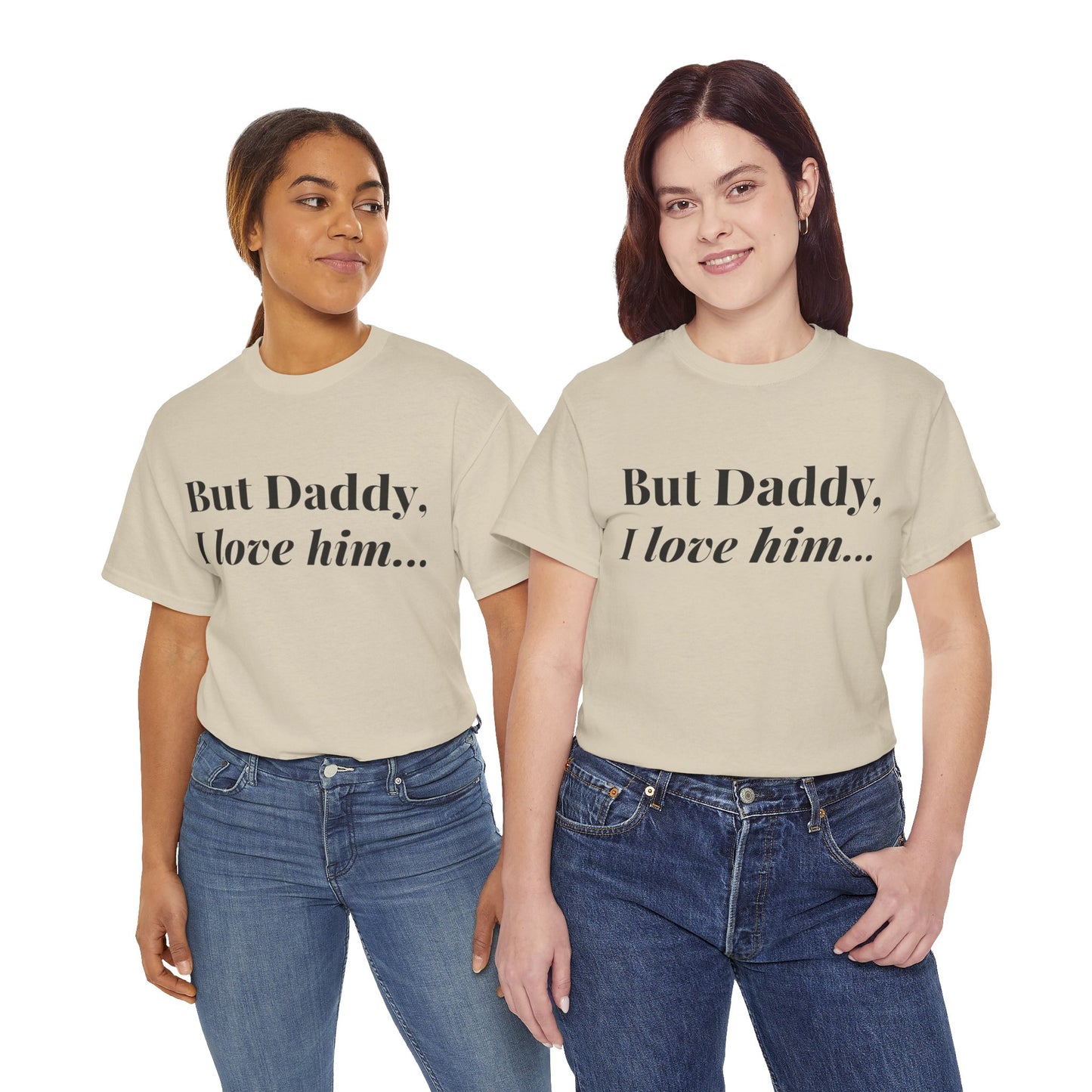 Daddy, I "heart" Him - Unisex Heavy Cotton Tee