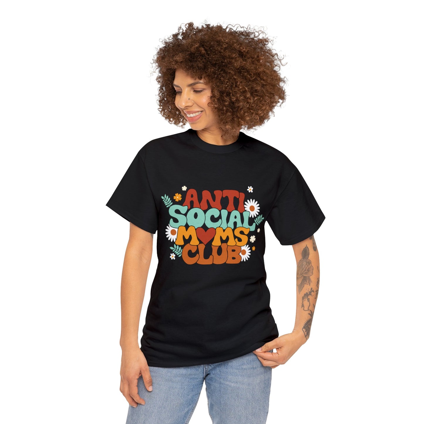 Anti Social Moms Club Short Sleeve Heavy Cotton Tee