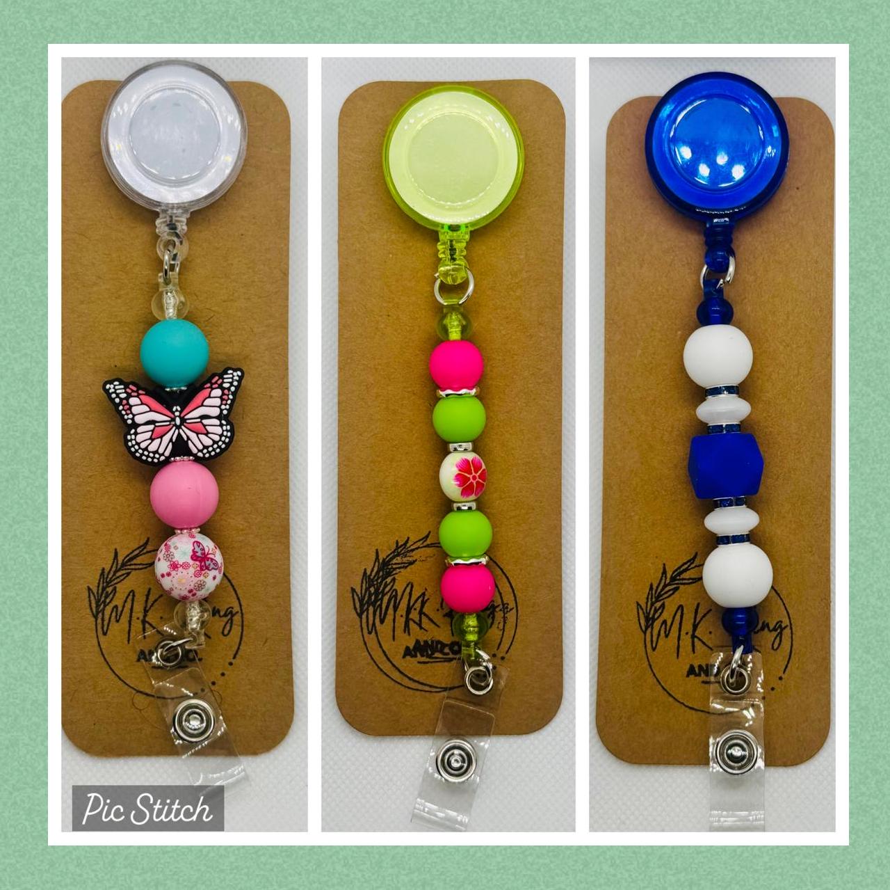 Beaded Retractable Badge Holders  Stylish & Functional ID Accessory - Part 2