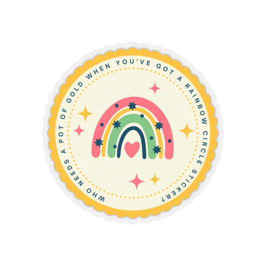 Rainbow Circle Sticker