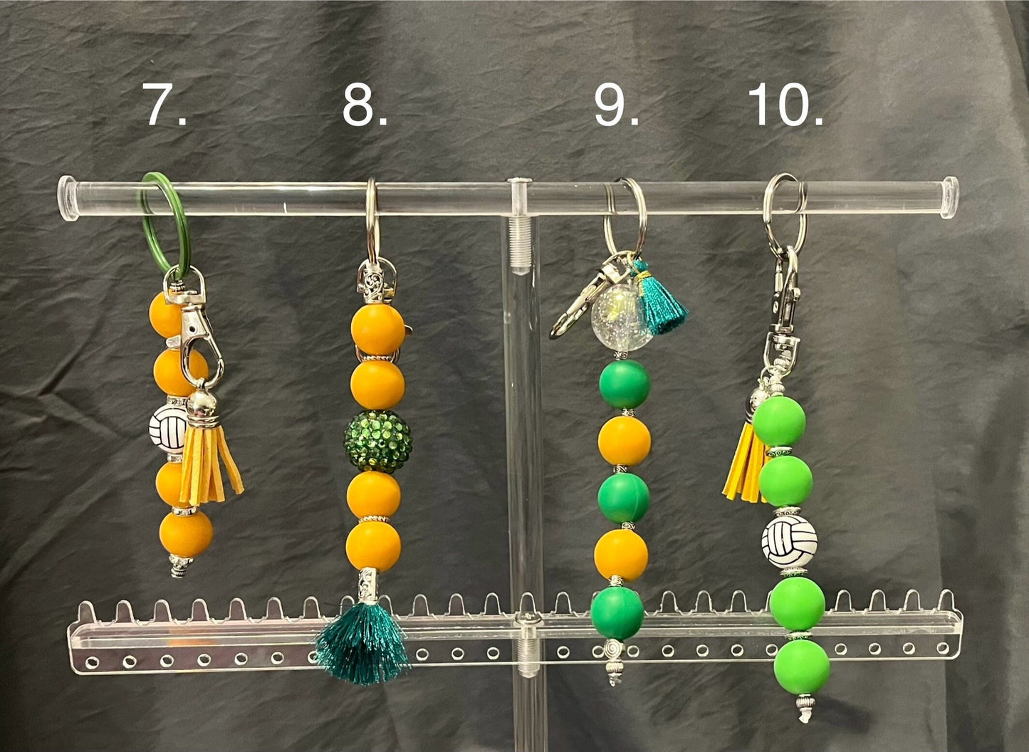 Up The Kingdom Collection - County Kerry Gaelic Football Team-Inspired Beaded Keychain