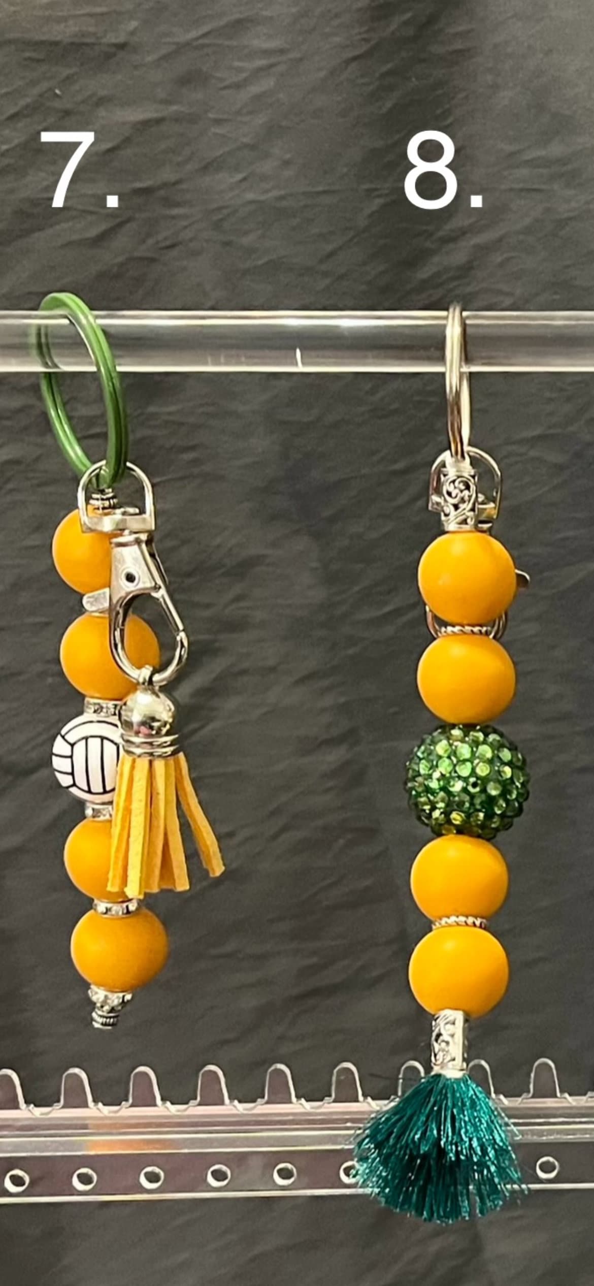 Up The Kingdom Collection - County Kerry Gaelic Football Team-Inspired Beaded Keychain