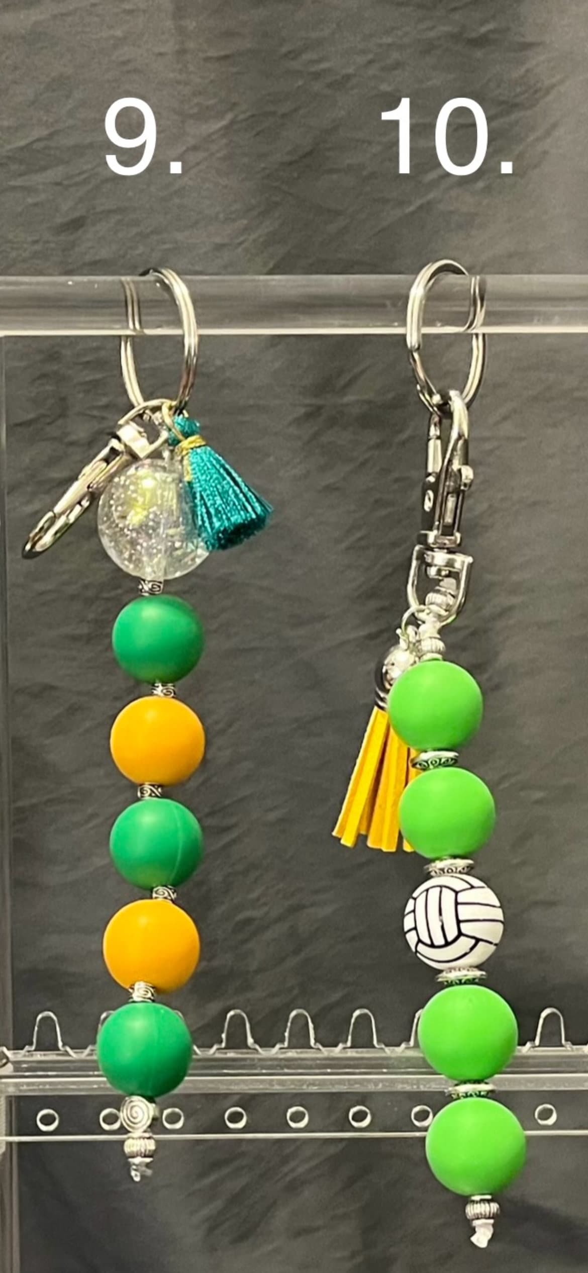 Up The Kingdom Collection - County Kerry Gaelic Football Team-Inspired Beaded Keychain